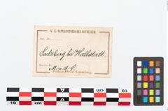 Etikett zu Eisenkonvolut (NHMW-PRAE-094301)